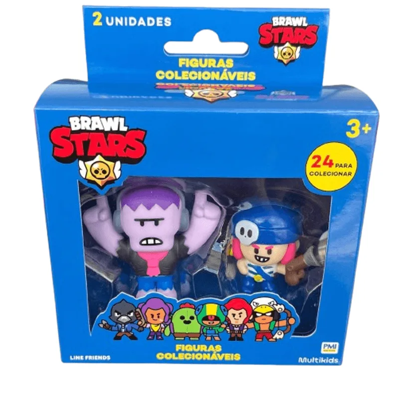 Bonecos Brawl Stars - Frank e Penny MULTIKIDS