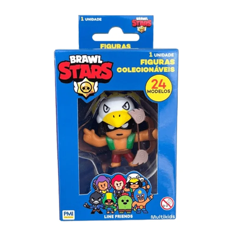 Mini Boneco Brawl Stars - Bo MULTIKIDS