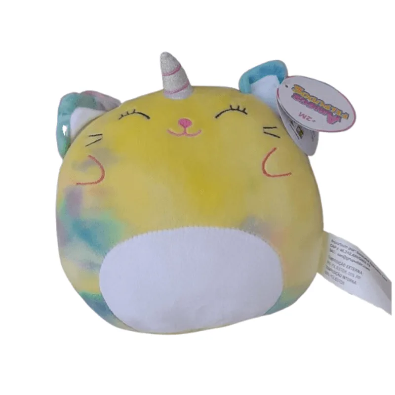 Pelucia Amigos Felpudos - Gatinho Amarelo HONGYAO