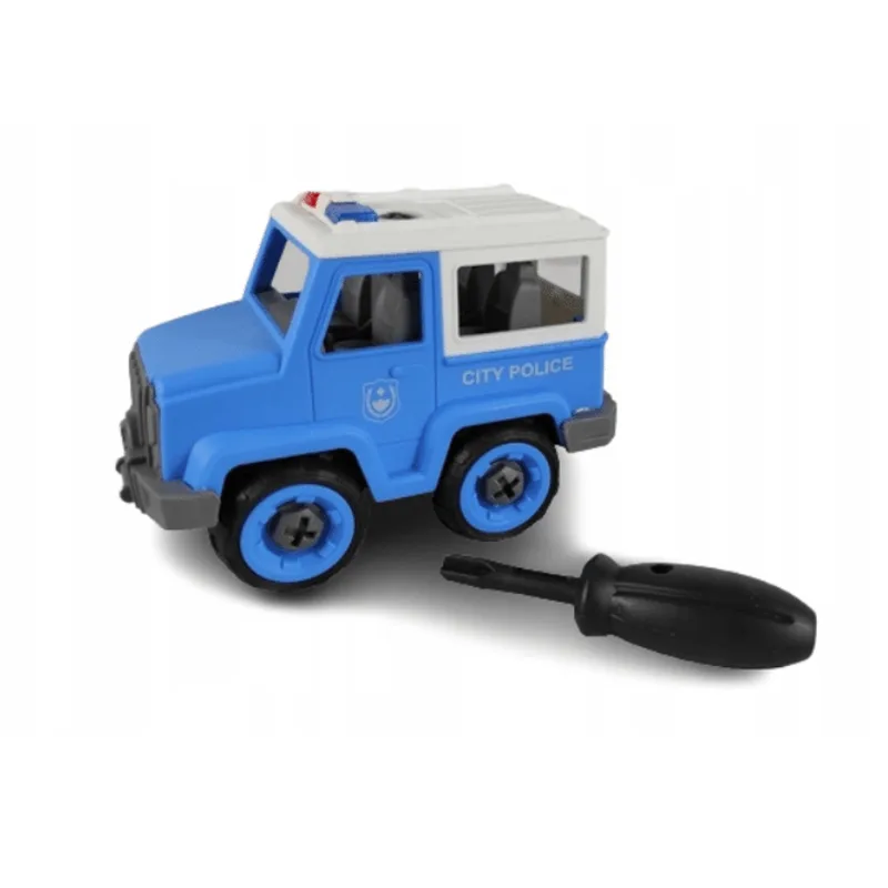 Mini-veiculo Hot Speeds - City Police - Azul e branco - SL336 HONGYAO