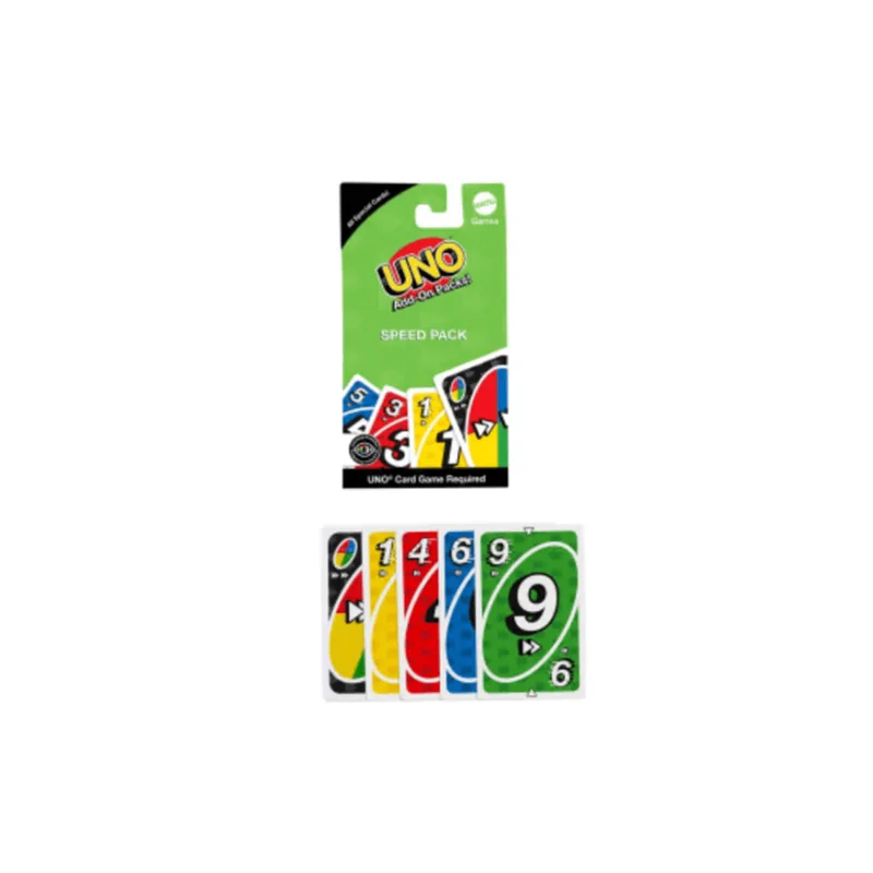 Jogo de cartas complementar UNO sortido - JCV55 - Verde MATTEL