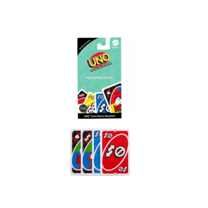 Jogo de cartas complementar UNO sortido - JCV55 - Verde agua MATTEL