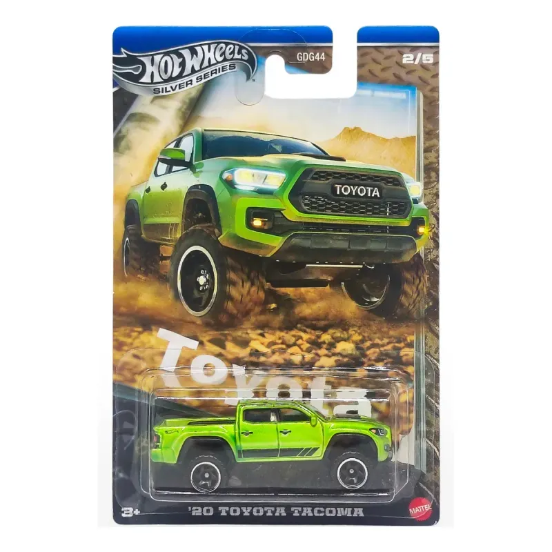 Carrinho Hot Wheels - 20 Toyota Tacoma - Silver Series - 1:64 MATTEL