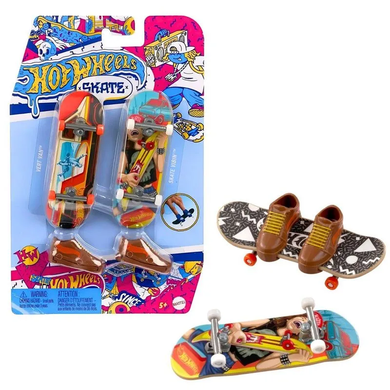 Skate - Miniatura de Dedo Retro - Marrom MATTEL