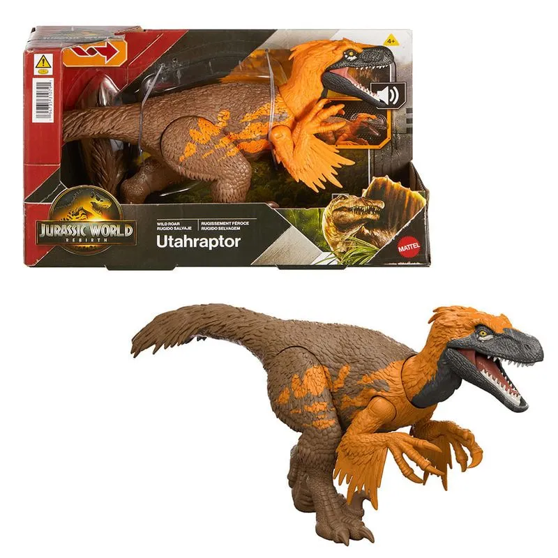 Boneco - Utahraptor Jurasssic World MATTEL