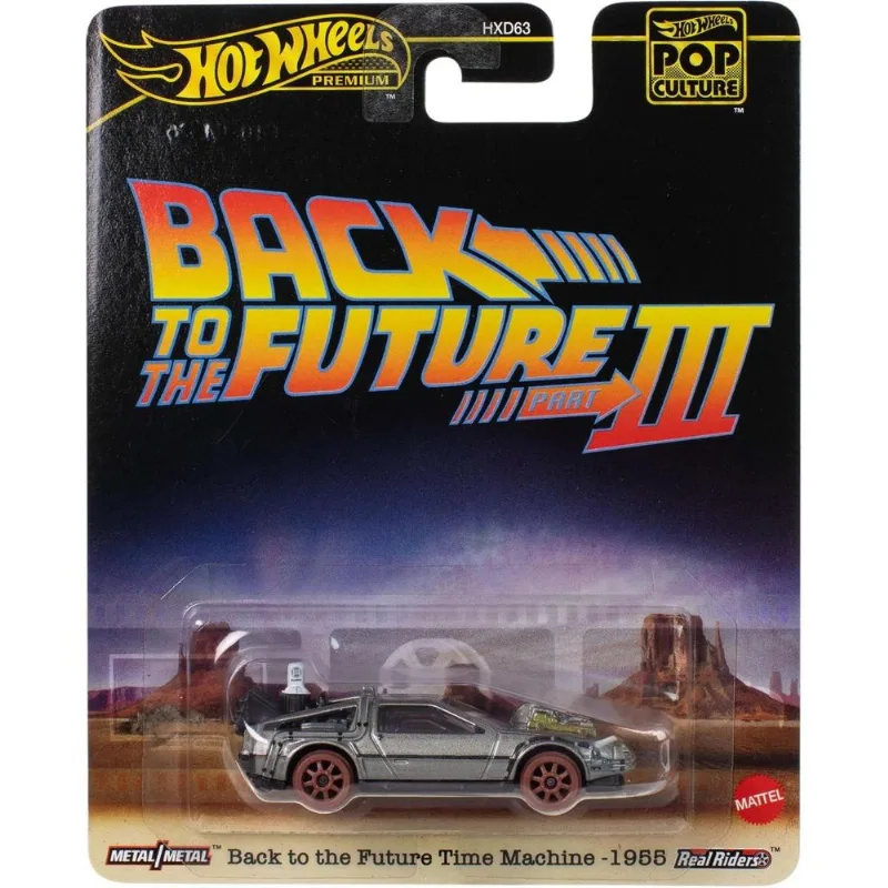 Carrinho - Back to the Future 3 Hot Wheels MATTEL
