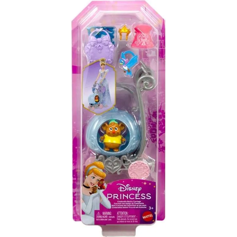 Boneca - Carruagem Para O melhor Amigo da Cinderela MATTEL