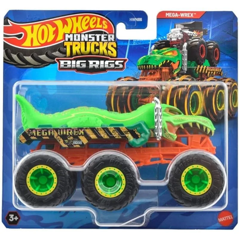 Carrinho - Mega Wrex - Monster Trucks Big Rigs MATTEL