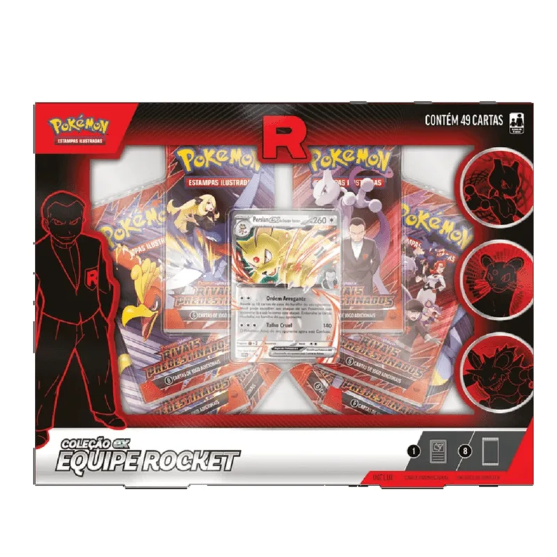 Pokemon Box - Colecao Ex Equipe Rocket - Persian COPAG DA AMAZONIA
