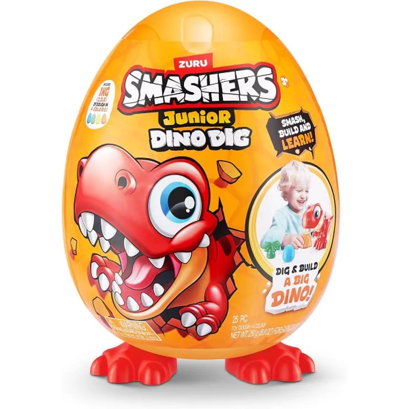 Smashers Junior Dino Dig Series 1 - Grande - Vermelho START