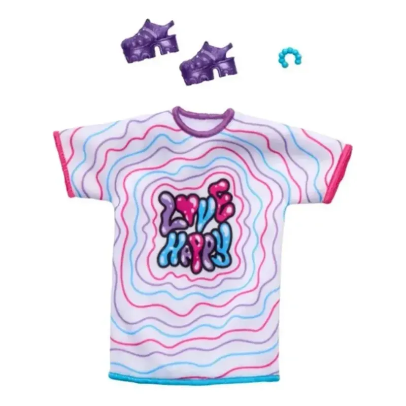 Barbie Fashion complete looks roupas - Vestido Love Happy MATTEL