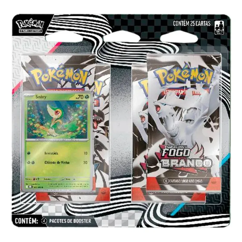 Cartas - Pokemon Fogo Branco - Snivy COPAG DA AMAZONIA