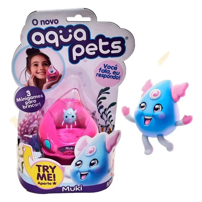 AquaPets - Pet Interativo - Muki MULTIKIDS