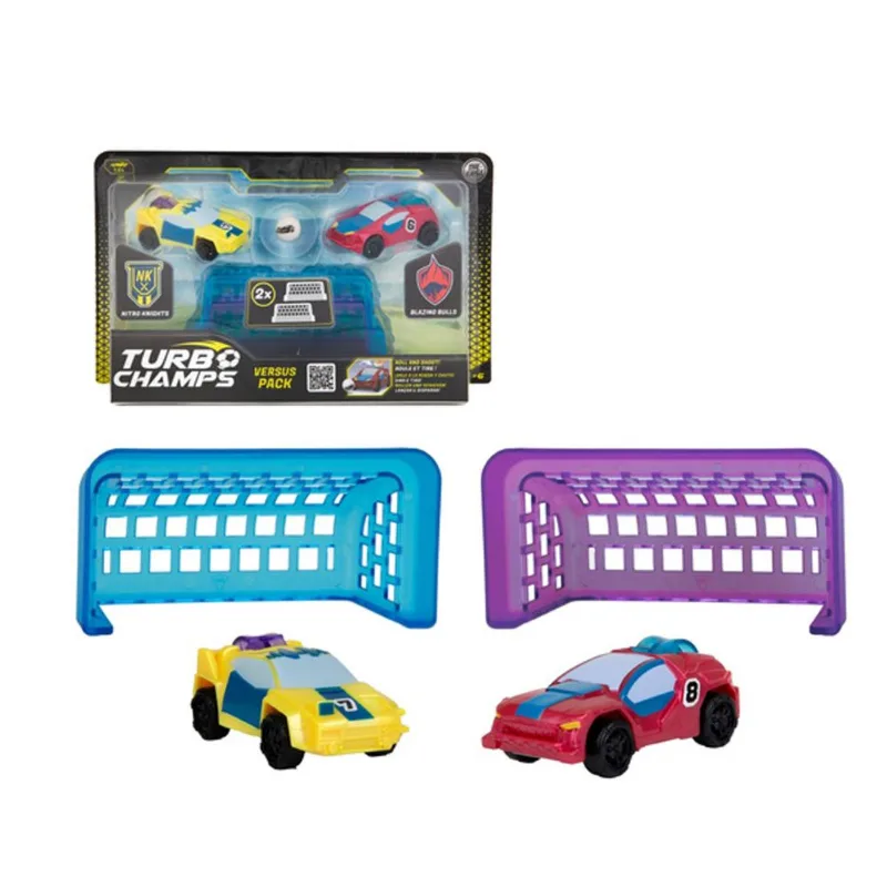 Jogo - Turbo Champs Versus Pack - Nitro Knights vs Blazing Bulls - Amarelo e Vermelho MULTIKIDS Jogo - Turbo Champs Versus Pack - Nitro Knights vs. Blazing Bulls - Amarelo e Vermelho MULTIKIDS