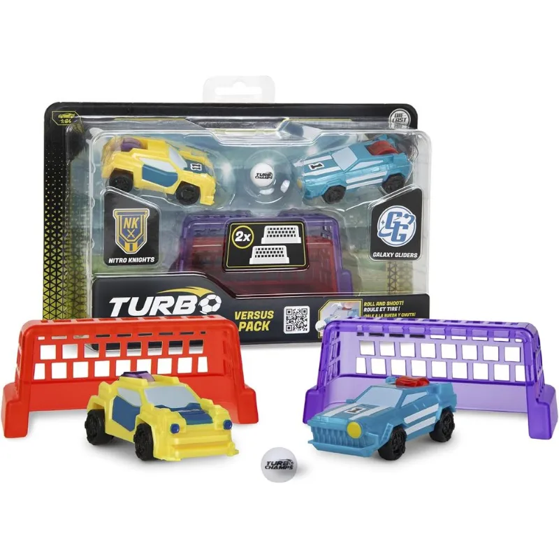 Jogo - Turbo Champs Versus Pack - Nitro Knights vs Galaxy Gliders - Amarelo e Azul MULTIKIDS Jogo - Turbo Champs Versus Pack - Nitro Knights vs. Galaxy Gliders - Amarelo e Azul MULTIKIDS