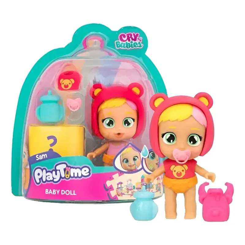 Boneca Cry Babies Playtime - Sam Baby Doll MULTIKIDS