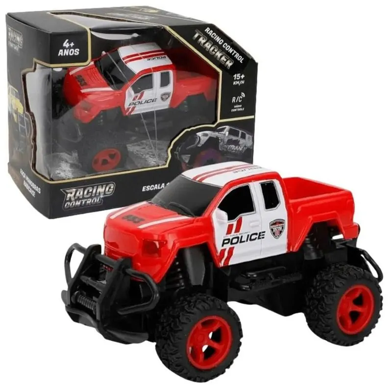 Carrinho de Controle Remoto - Racing Control Tracker Offroad - Vermelho MULTIKIDS