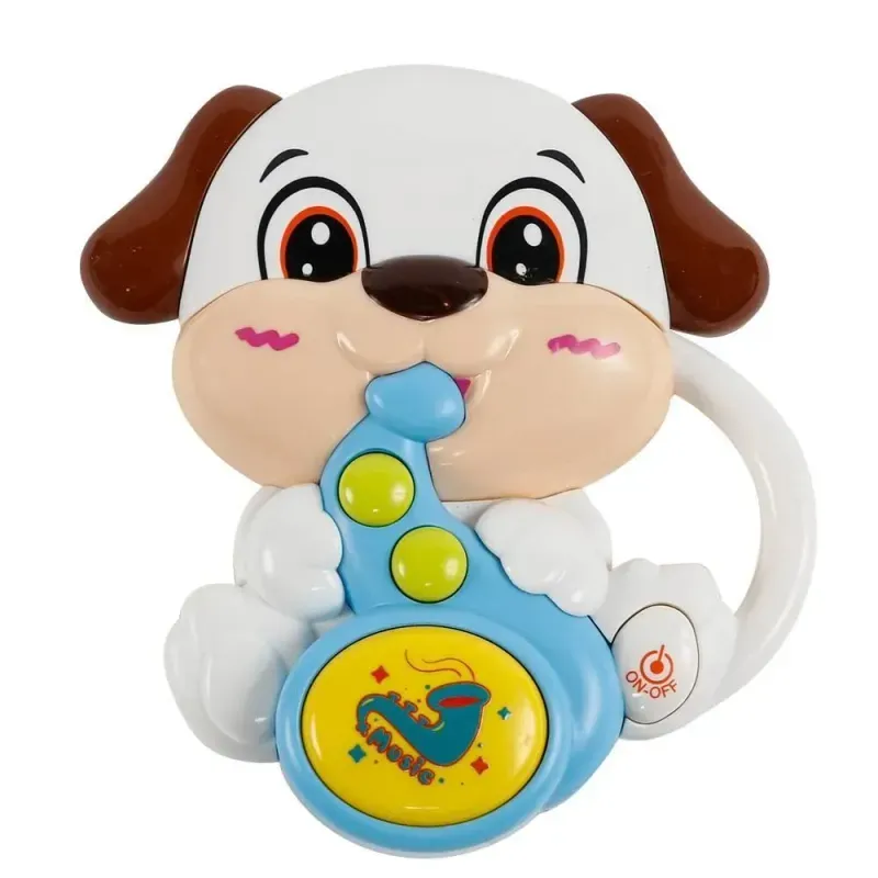 Bichinho Musical - Cachorrinho Branco - Interesse Musical HONGYAO