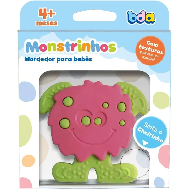 Mordedor - Monstrinhos - Rosa e Verde TOYSTER