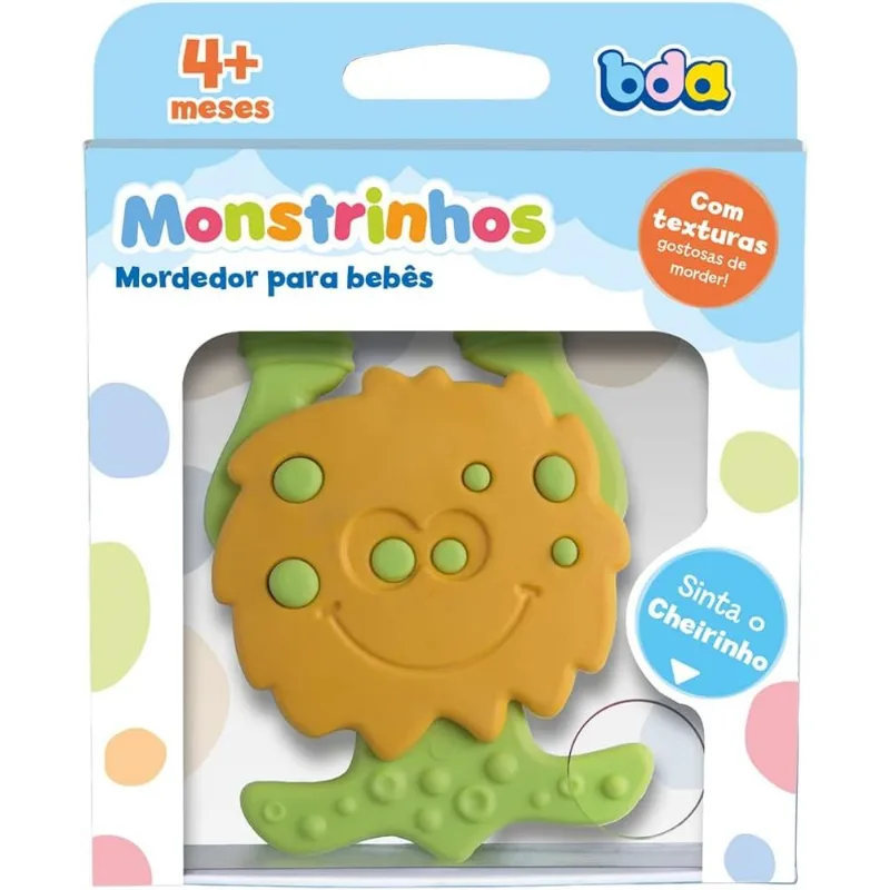 Mordedor - Monstrinhos - Amarelo e Verde TOYSTER