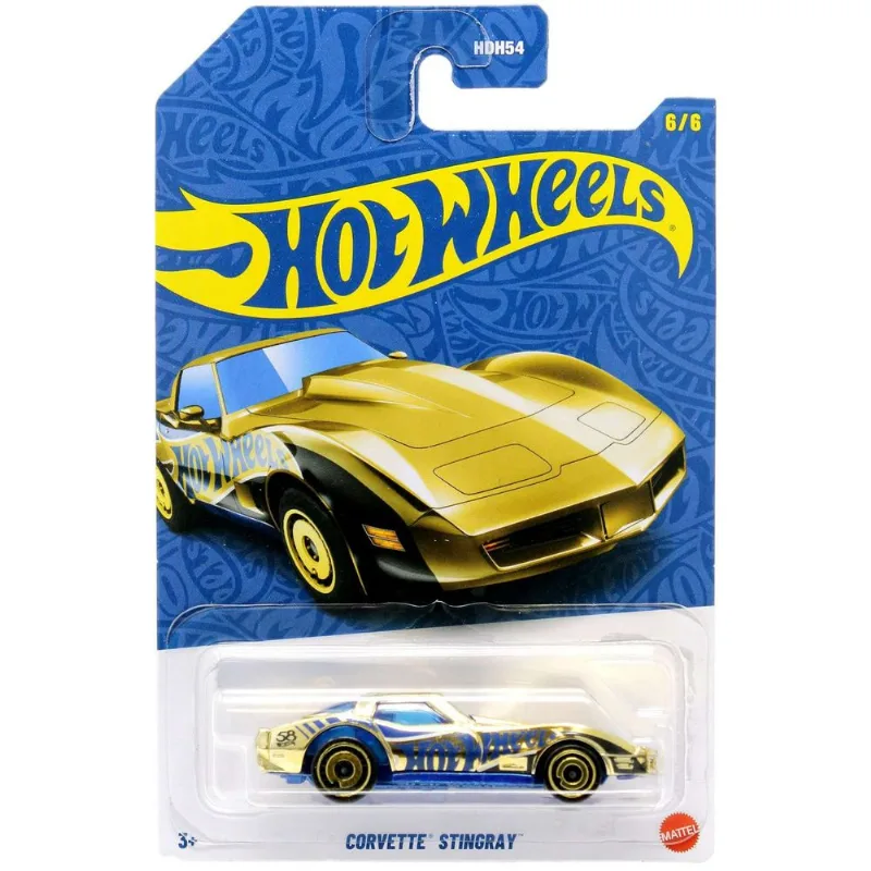 Carrinho - Hot Wheels Perola e Cromo - Corvette Stingray MATTEL