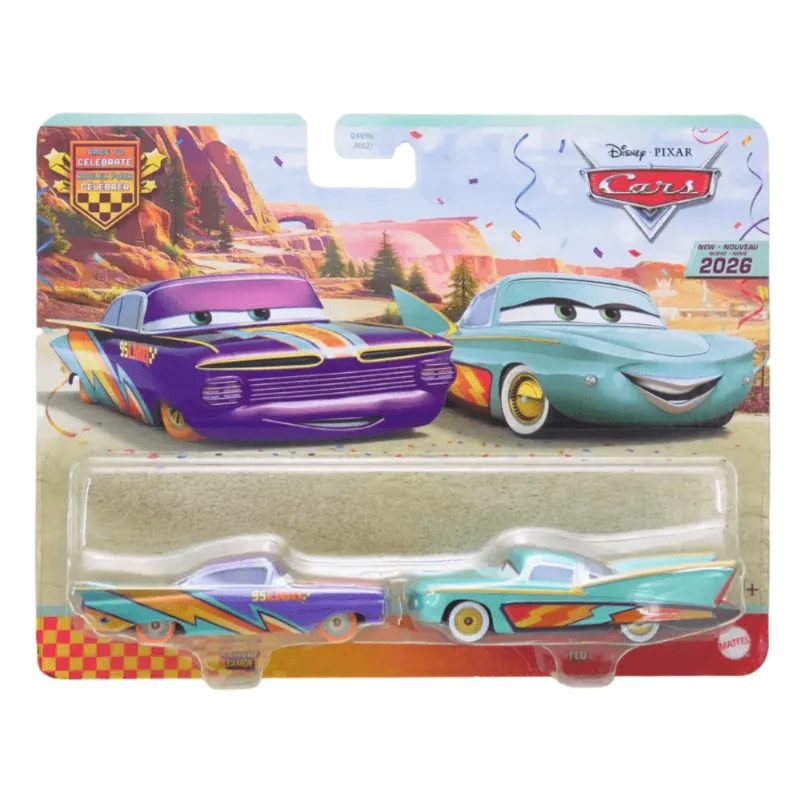 Carrinhos Disney Cars Carros - Ramon e Flo - MATTEL