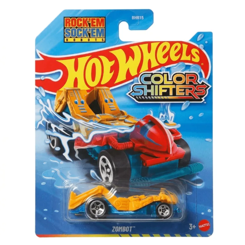 Hot Wheels - Veiculos Color Shifters - Zombot - MATTEL