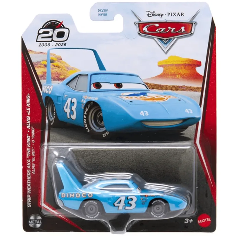 Carrinho - Disney Pixar Cars - Strip Weathers The King Dinoco - MATTEL