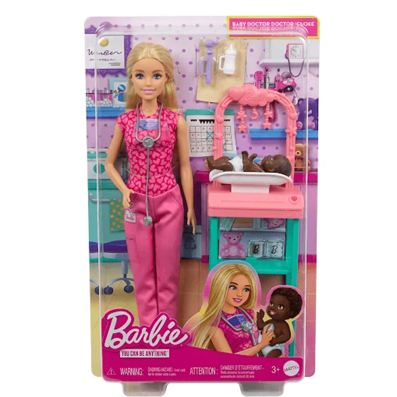 Boneca - Barbie Profissoes - Medica Pediatra - MATTEL