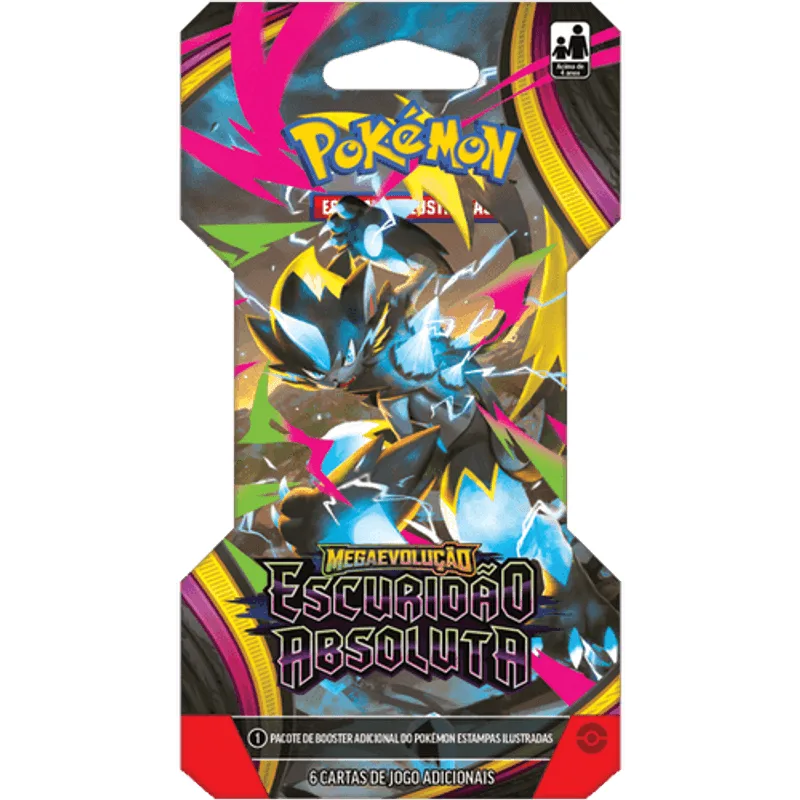 Jogo de Cartas - Pokemon - Escuridao Absoluta - Megaevolucao - Zeraora - COPAG DA AMAZONIA