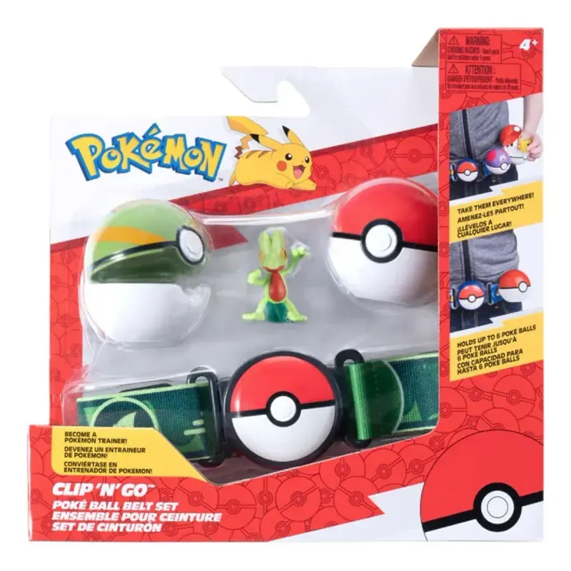 Cinto - Pokemon - Clip n Go - Verde - SUNNY BRINQUEDOS