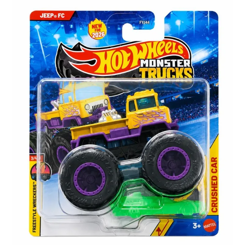 Carrinho - Hot Wheels - Monster Trucks - Jeep Fc - MATTEL