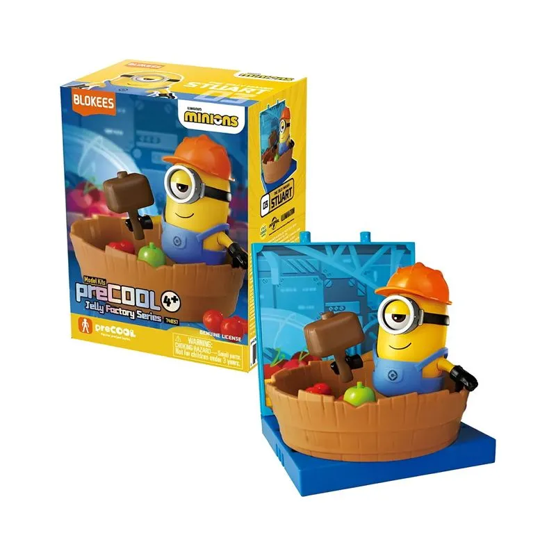 Boneco - Minions - Model Kits Precool - Jelly Factory Series - Stuart - POLIBRINQ