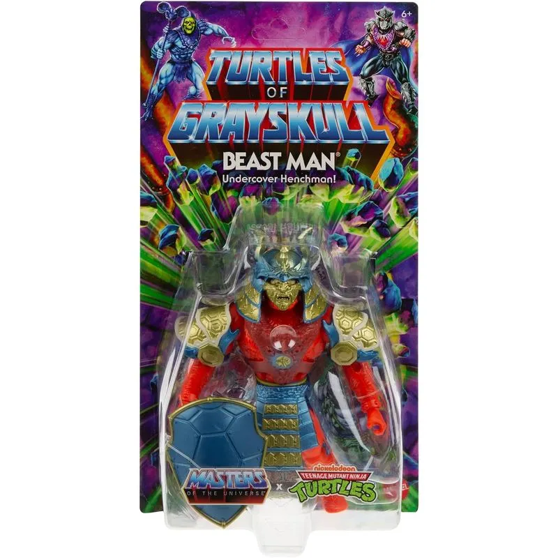 Boneco - Turtles of Grayskull - Beast Man - MATTEL