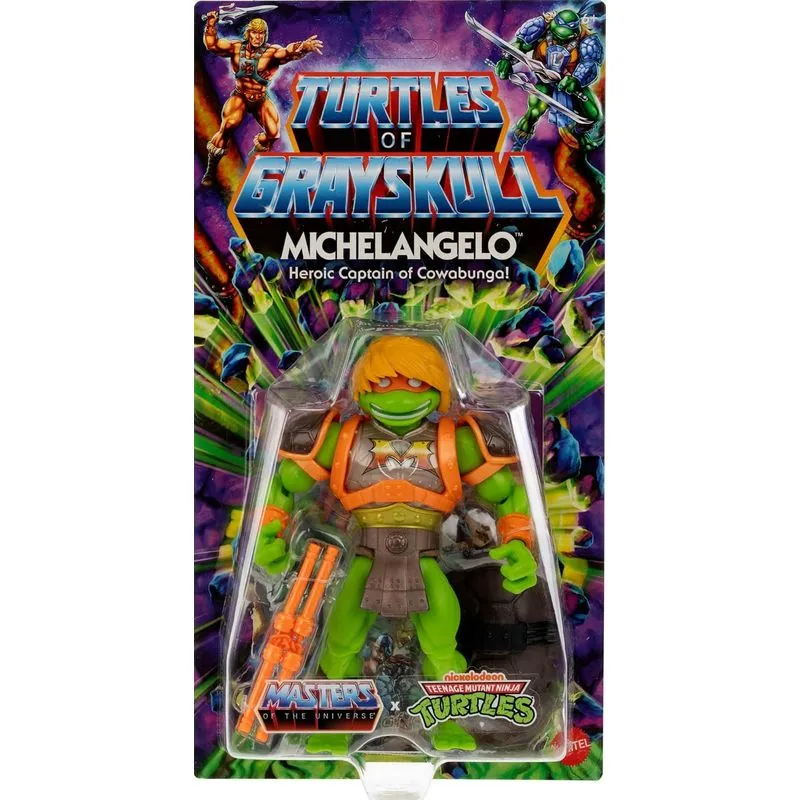 Boneco - Turtles of Grayskull - Michelangelo - MATTEL