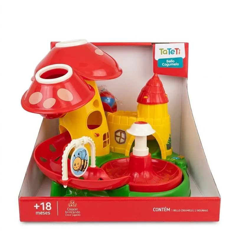 Playset - Bello Cogumelo - Vermelho e Amarelo - TA TE TI INDUSTRIA E - Tateti