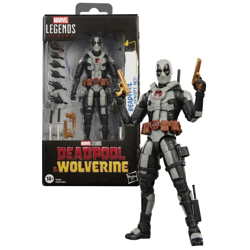 Boneco - Marvel Legends Series - Deadpool e Wolverine - Deadpool Concept Art - HASBRO