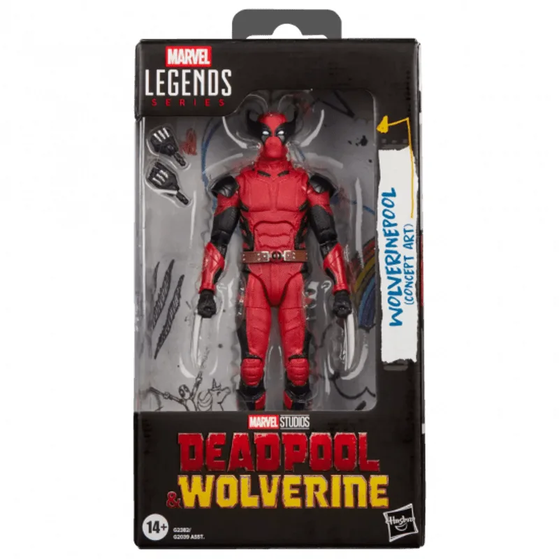 Boneco - Marvel Legends Series - Deadpool e Wolverine - Wolverinepool Concept Art - HASBRO