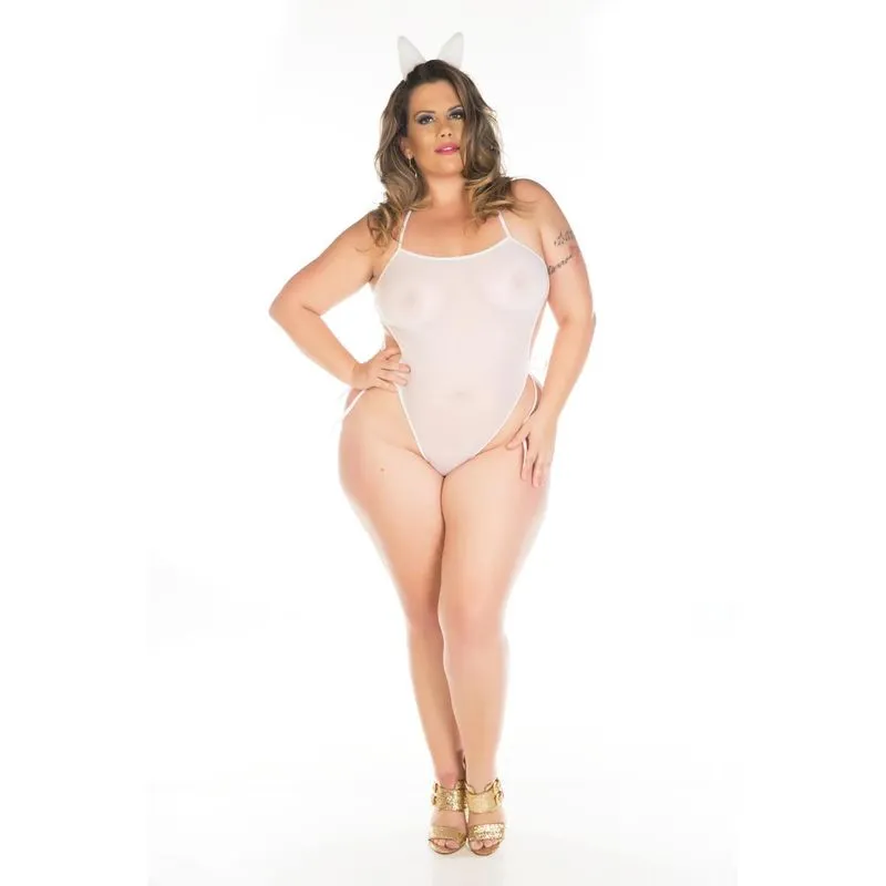 Fantasia Body Coelha II Plus Size Pimenta Sexy