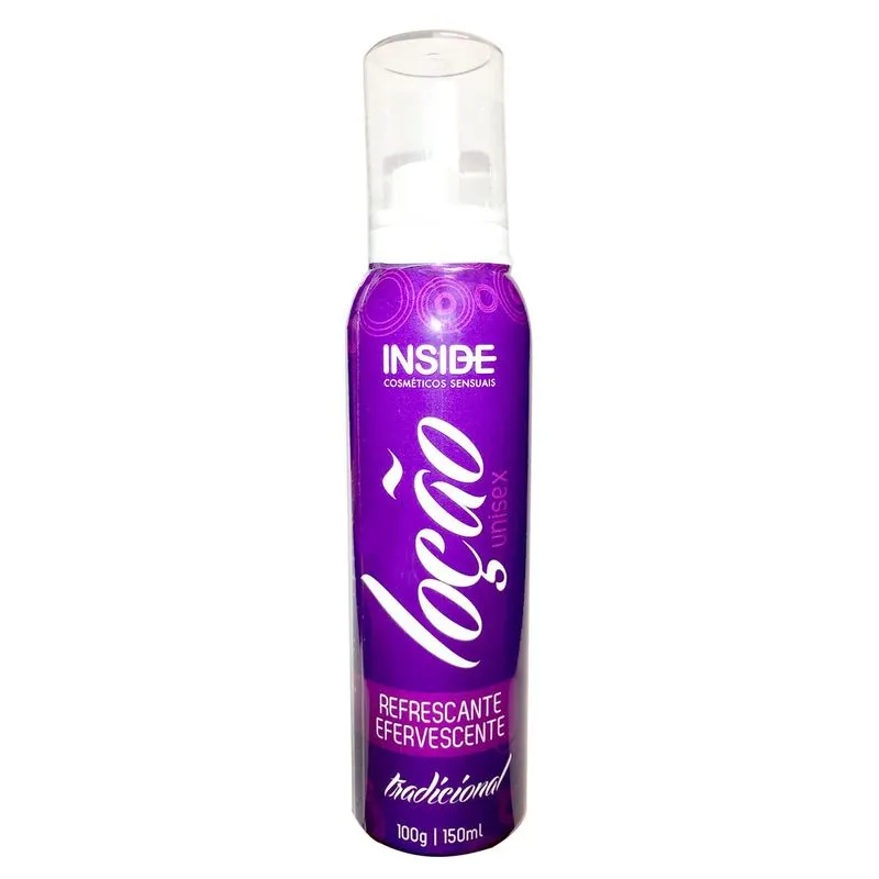 Loção Refrescante Efervescente Inside Tradicional 100g/150ml