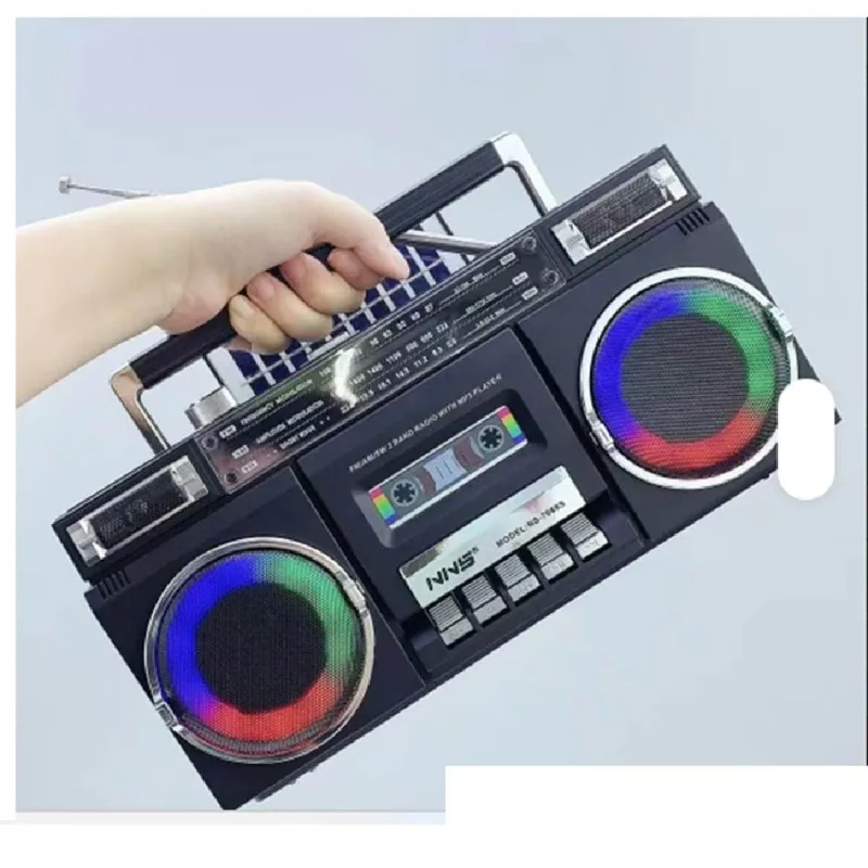 Radio Portatil AM FM Retro Vintage Parlante Bluetooth-1