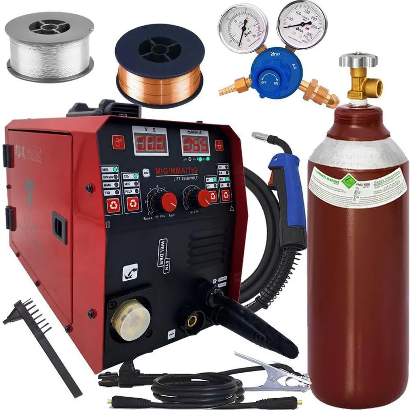 Máquina De Solda Mig/tig 150a Bivolt - Suporta Rolo 5kg