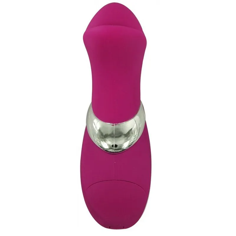 Vibrador Dolphin em Silicone Solf Touch com Estimulador à prova D'àgua, 7 Velocidades