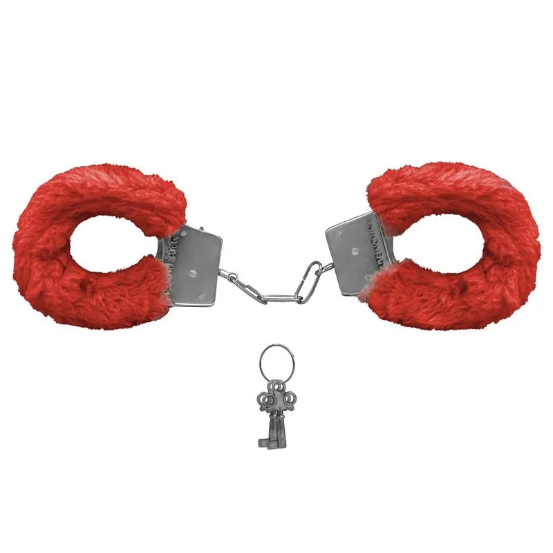 Algemas de Metal Revestida com Pelúcia Fur Love Cuffs Vip Mix
