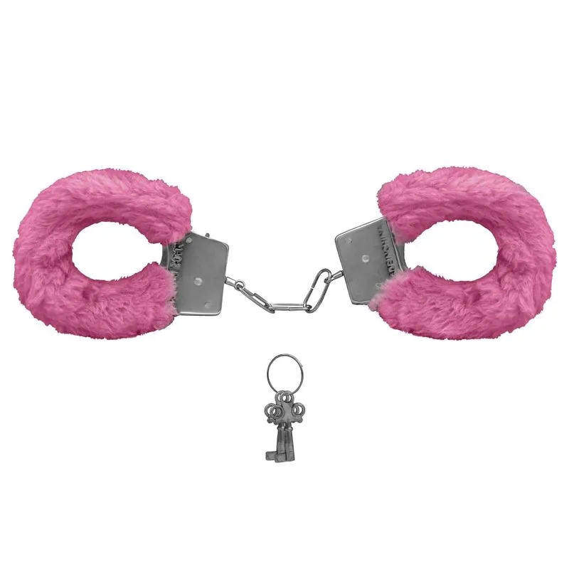 Algemas de Metal Revestida com Pelúcia Fur Love Cuffs Vip Mix