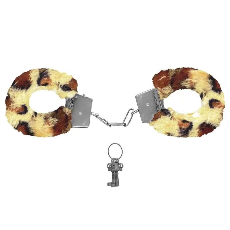 Algemas de Metal Revestida com Pelúcia Fur Love Cuffs Vip Mix
