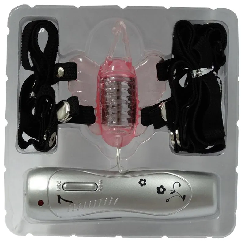 Estimulador Feminino Butterfly com Cinta Ajustável e 7 Modos de Vibração Miss Collection
