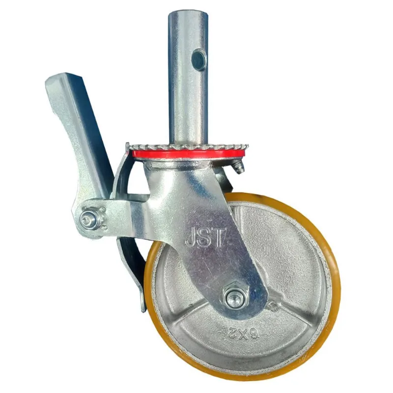 Rodizio para Andaime com Roda de Poliuretano - jst