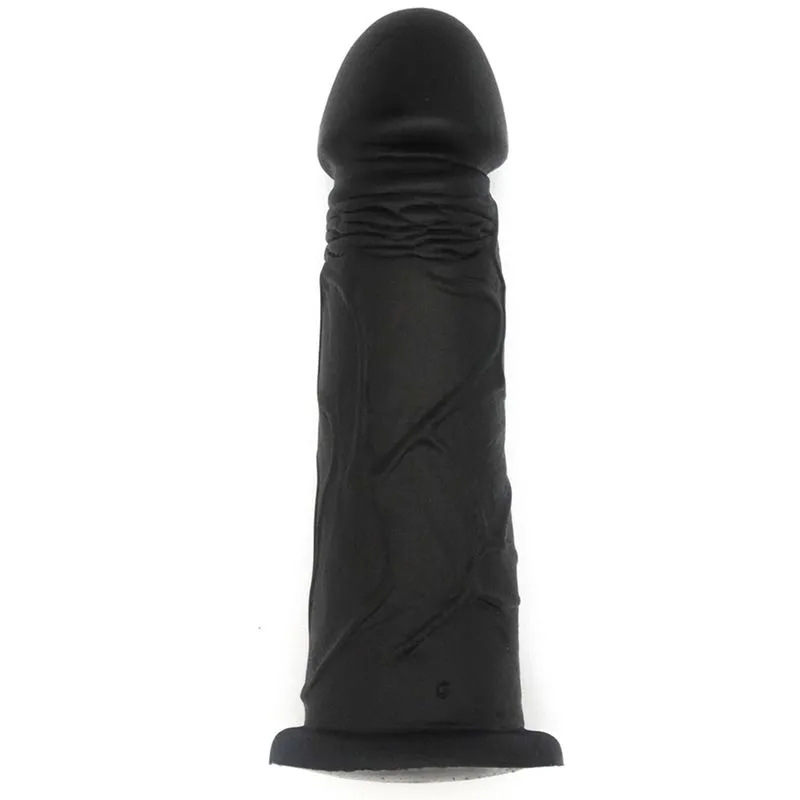 Pênis Realística Maciço Pura Luxúria Black 22cm Sexy Fantasy