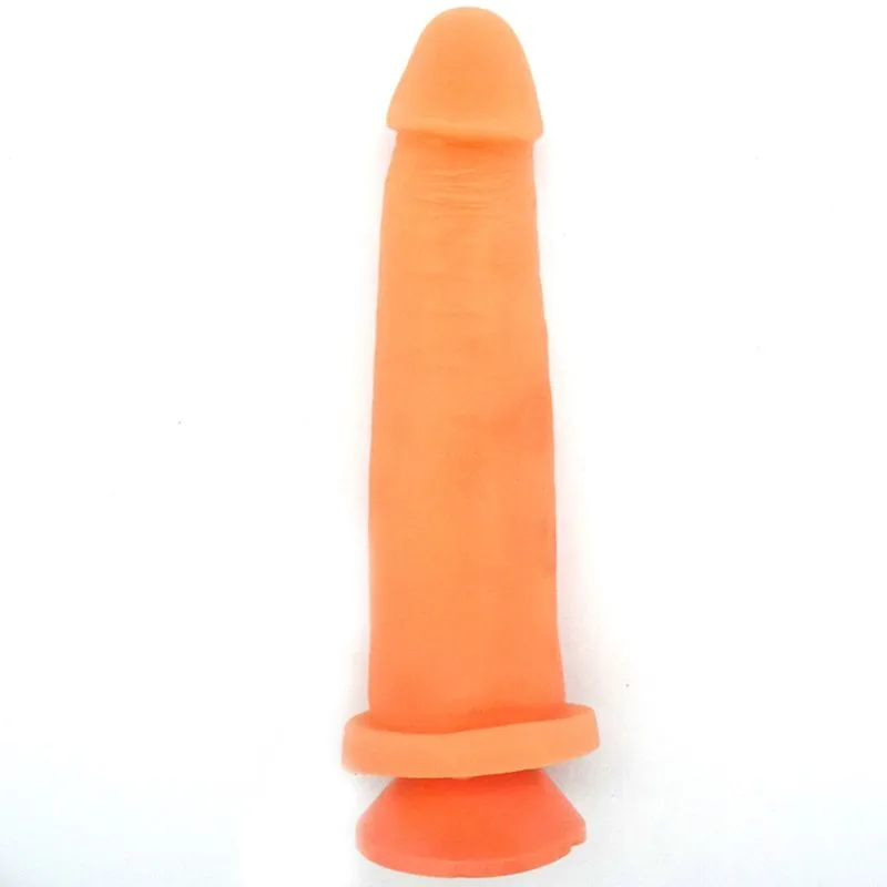 Pênis Realístico com Ventosa Salmão 22x5,8